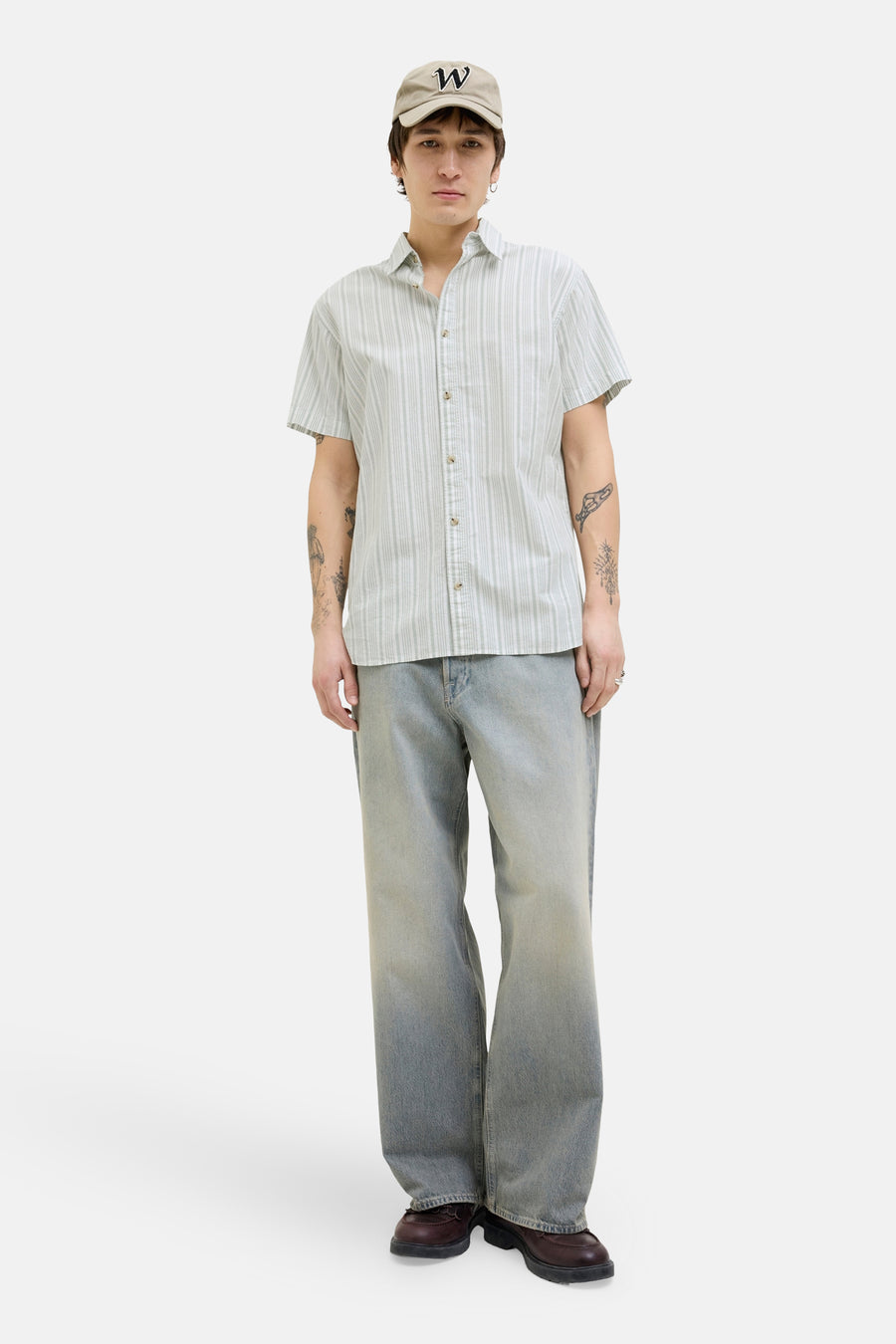 Hemd (korte mouwen) Groen - PREMIUM BLUE by JACK & JONES