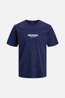 T-shirt (korte mouwen) Blauw - ORIGINALS BY JACK & JONES