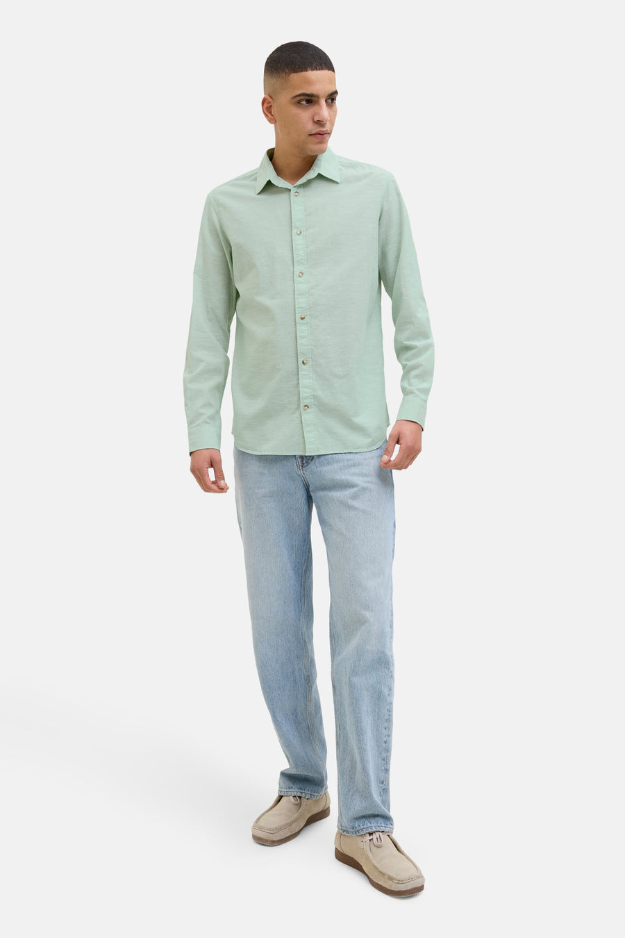 Hemd (lange mouwen) Groen - PREMIUM by JACK & JONES