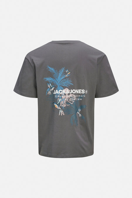T-shirt (korte mouwen) Grijs - ORIGINALS BY JACK & JONES