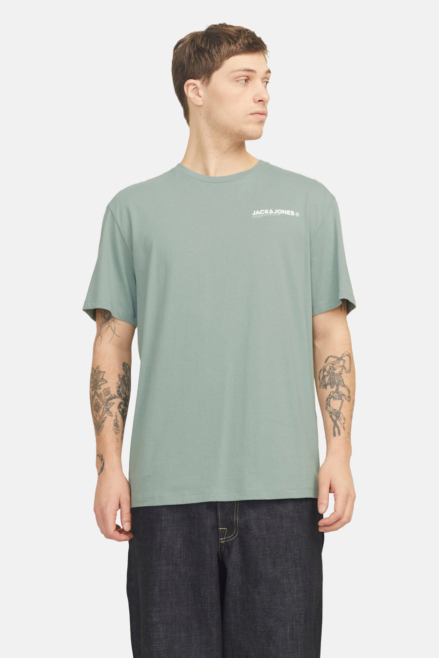 T-shirt (korte mouwen) Groen - ORIGINALS BY JACK & JONES