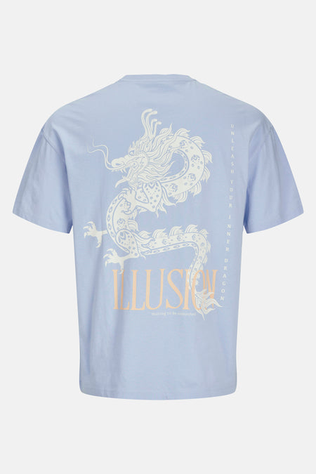 T-shirt (korte mouwen) Blauw - ORIGINALS BY JACK & JONES