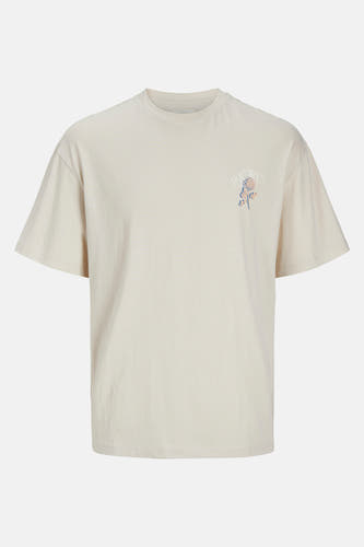 T-shirt (korte mouwen) Beige - ORIGINALS BY JACK & JONES