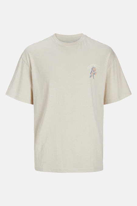 T-shirt (korte mouwen) Beige - ORIGINALS BY JACK & JONES