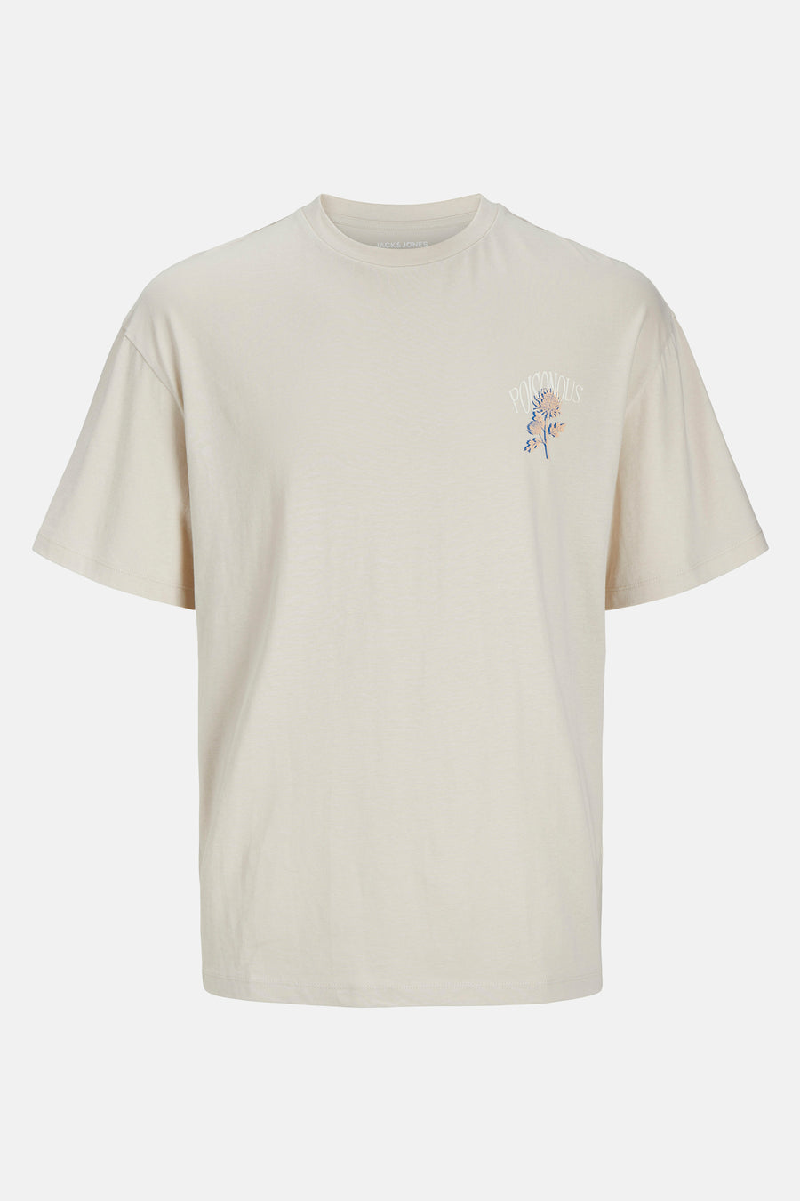 T-shirt (korte mouwen) Beige - ORIGINALS BY JACK & JONES