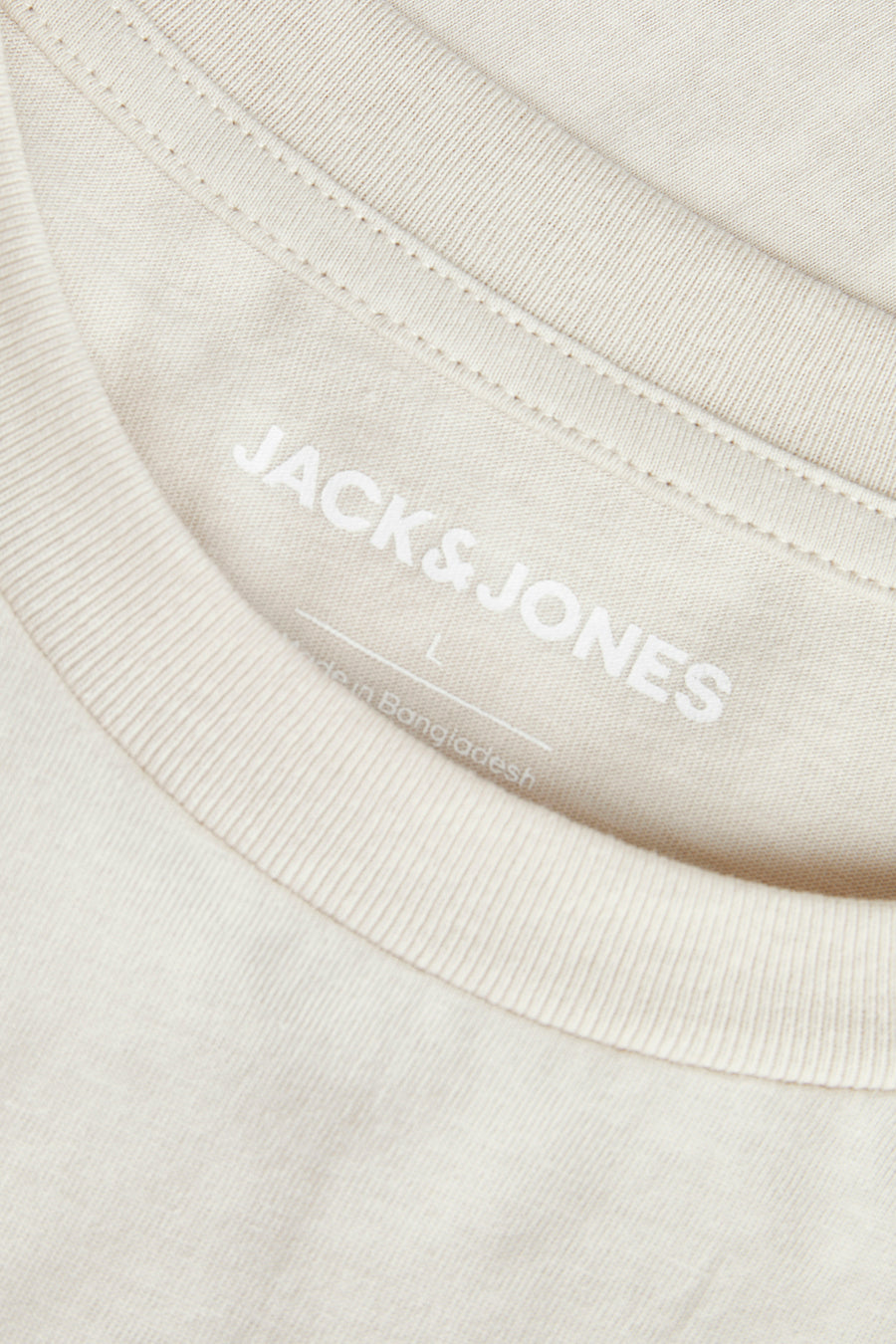 T-shirt (korte mouwen) Beige - ORIGINALS BY JACK & JONES