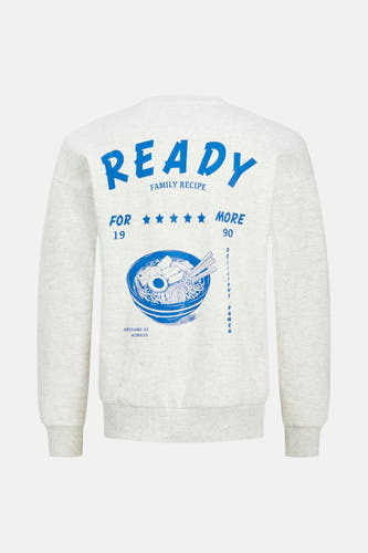 Sweater met ronde hals Grijs - ORIGINALS BY JACK & JONES
