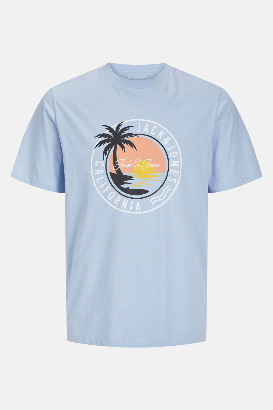 T-shirt (korte mouwen) Blauw - ORIGINALS BY JACK & JONES