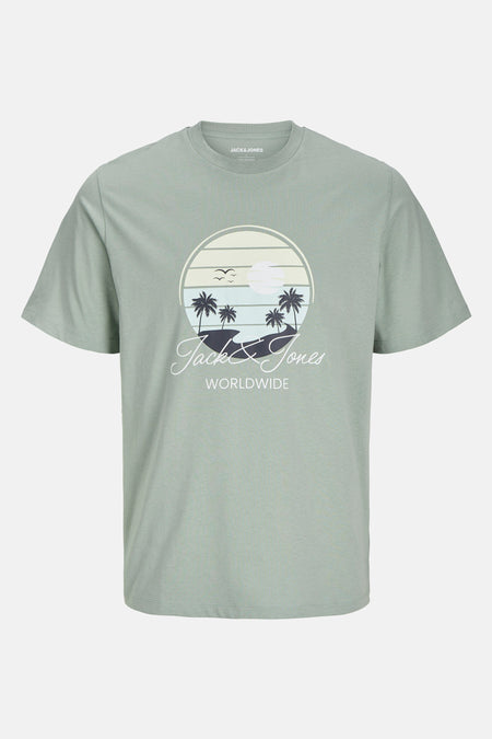 T-shirt (korte mouwen) Groen - ORIGINALS BY JACK & JONES