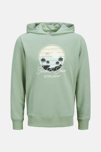Sweater met kap Groen - ORIGINALS BY JACK & JONES