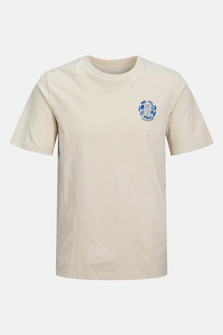 T-shirt (korte mouwen) Beige - ORIGINALS BY JACK & JONES