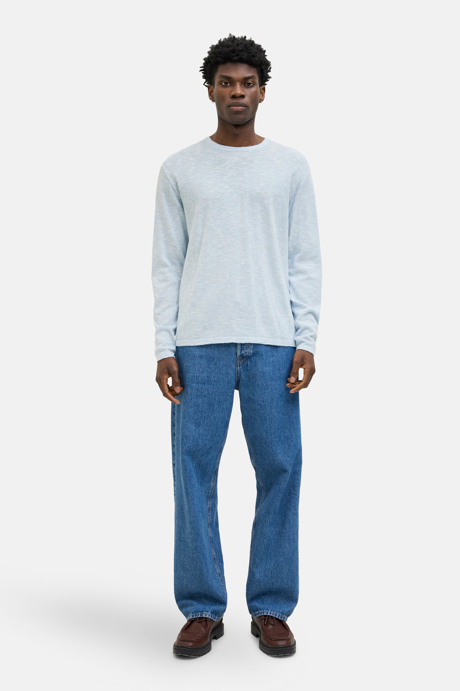 Trui met ronde hals Blauw - PREMIUM by JACK & JONES