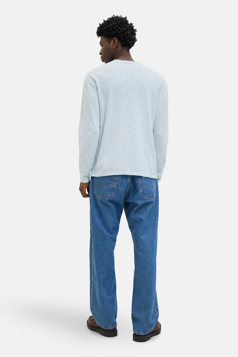 Trui met ronde hals Blauw - PREMIUM by JACK & JONES