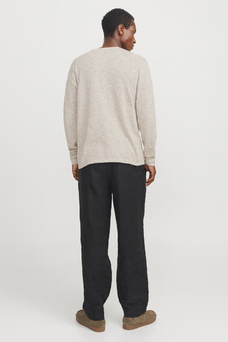 Trui met ronde hals Beige - PREMIUM by JACK & JONES