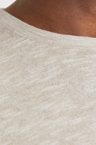 Trui met ronde hals Beige - PREMIUM by JACK & JONES