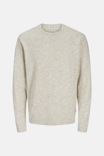 Trui met ronde hals Beige - PREMIUM by JACK & JONES