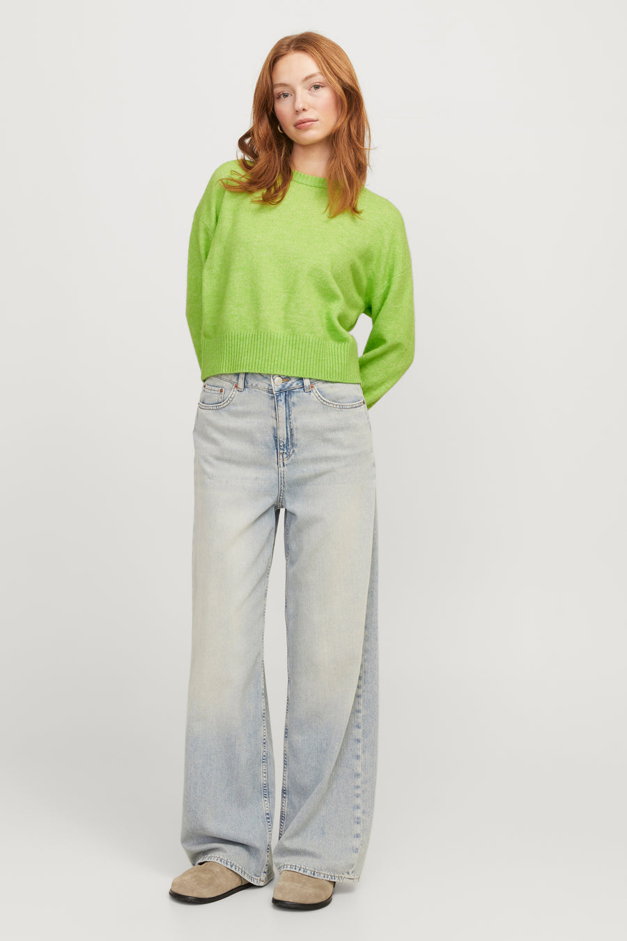 Trui met ronde hals Groen - JJXX