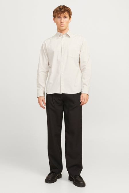 Hemd (lange mouwen) Ecru - PREMIUM by JACK & JONES