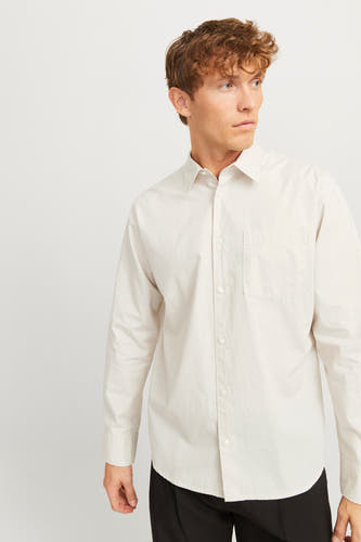 Hemd (lange mouwen) Ecru - PREMIUM by JACK & JONES