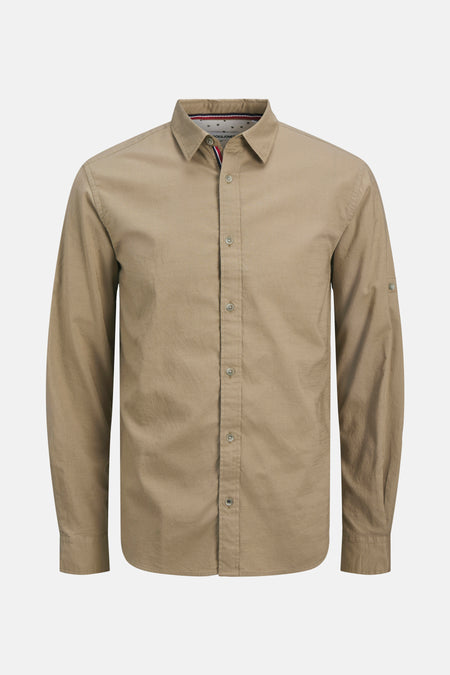 Hemd (lange mouwen) Beige - PREMIUM by JACK & JONES