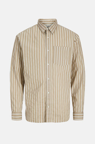 Hemd (lange mouwen) Beige - JJREBEL