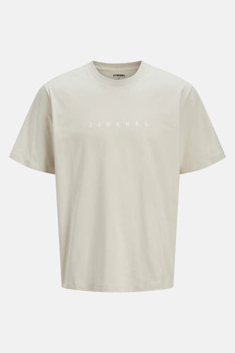 T-shirt (korte mouwen) Beige - JJREBEL