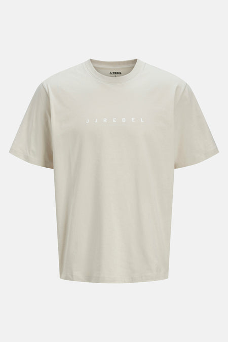 T-shirt (korte mouwen) Beige - JJREBEL