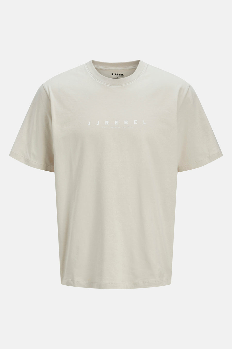 T-shirt (korte mouwen) Beige - JJREBEL
