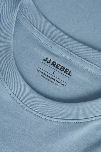 T-shirt (korte mouwen) Blauw - JJREBEL