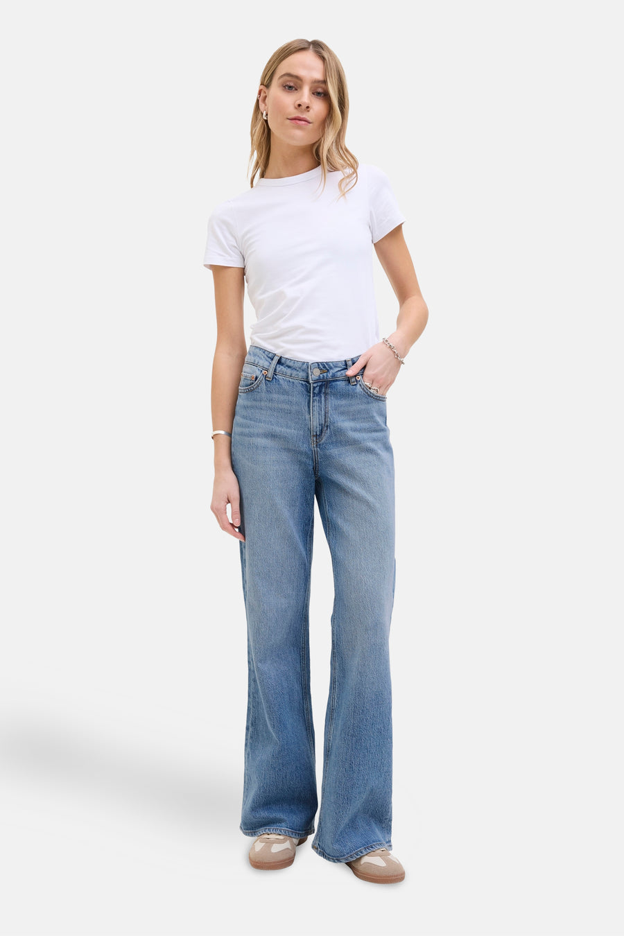 Jeans flared Mid blue denim - JJXX