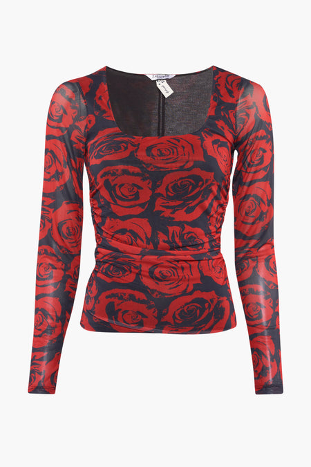 T-shirt (lange mouwen) Rood - JJXX