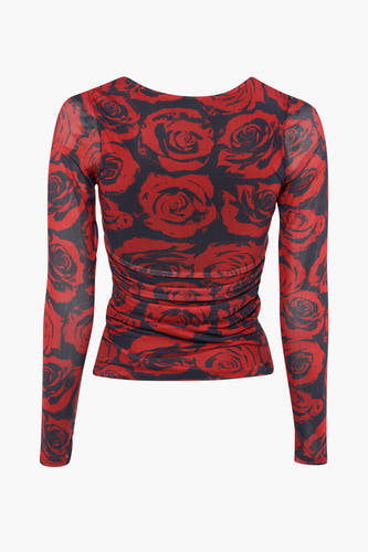 T-shirt (lange mouwen) Rood - JJXX