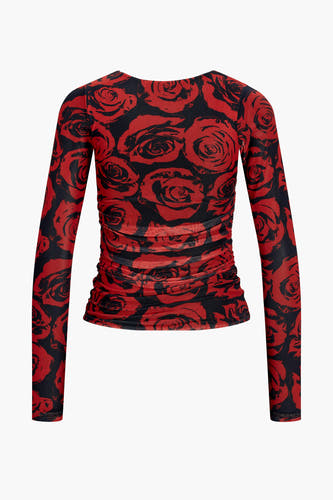 T-shirt (lange mouwen) Rood - JJXX