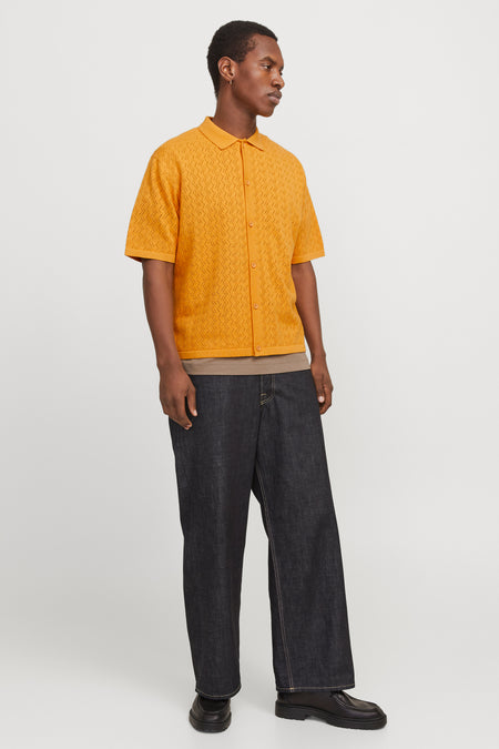Hemd (korte mouwen) Geel - ORIGINALS BY JACK & JONES