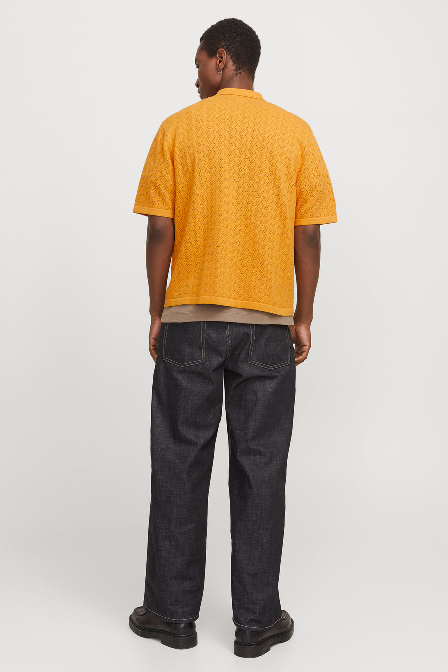 Hemd (korte mouwen) Geel - ORIGINALS BY JACK & JONES