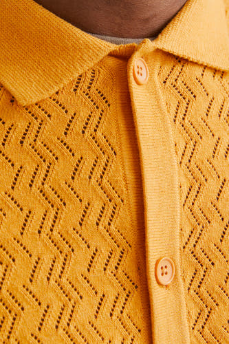 Hemd (korte mouwen) Geel - ORIGINALS BY JACK & JONES