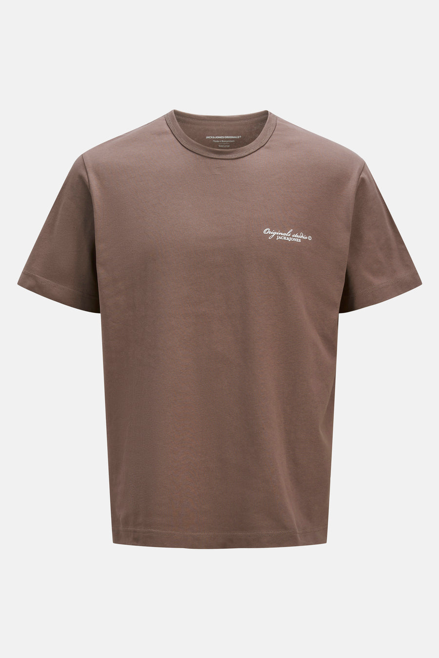 T-shirt (korte mouwen) Bruin - ORIGINALS BY JACK & JONES