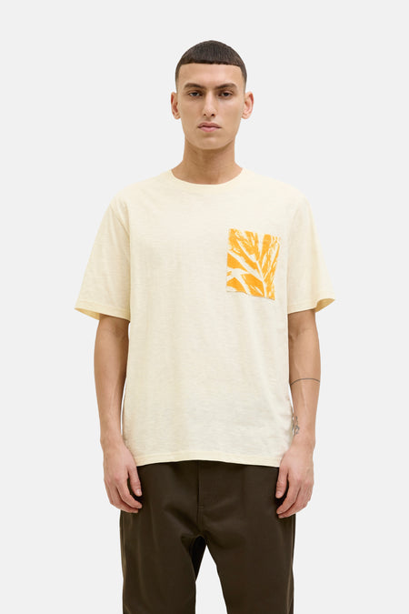 T-shirt (korte mouwen) Ecru - ORIGINALS BY JACK & JONES