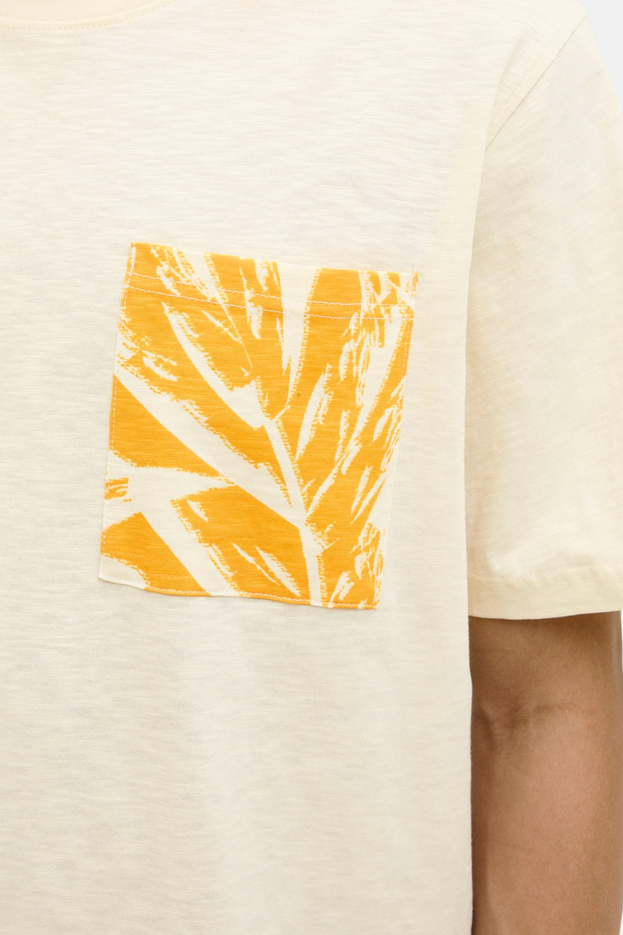 T-shirt (korte mouwen) Ecru - ORIGINALS BY JACK & JONES