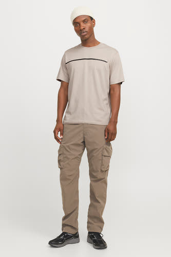T-shirt (korte mouwen) Beige - CORE BY JACK & JONES