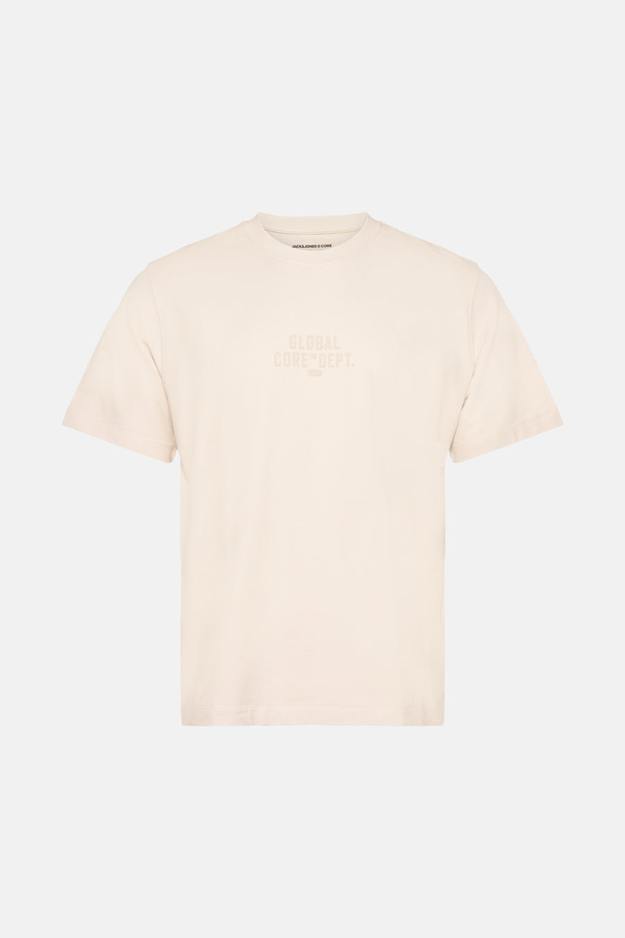 T-shirt (korte mouwen) Beige - CORE BY JACK & JONES
