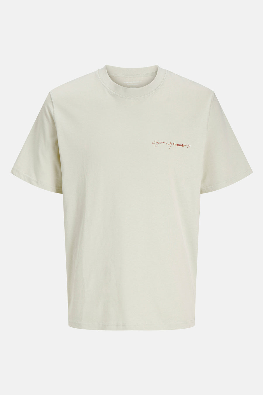 T-shirt (korte mouwen) Ecru - ORIGINALS BY JACK & JONES
