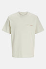T-shirt (korte mouwen) Ecru - ORIGINALS BY JACK & JONES