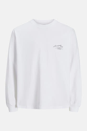 T-shirt (lange mouwen) Wit - ORIGINALS BY JACK & JONES