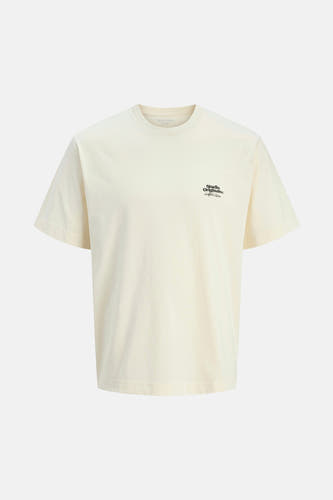 T-shirt (korte mouwen) Ecru - ORIGINALS BY JACK & JONES