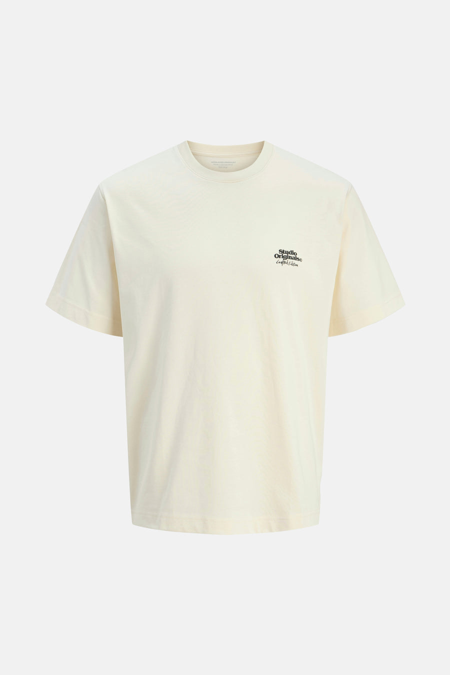 T-shirt (korte mouwen) Ecru - ORIGINALS BY JACK & JONES