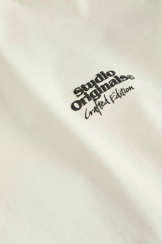 T-shirt (korte mouwen) Ecru - ORIGINALS BY JACK & JONES