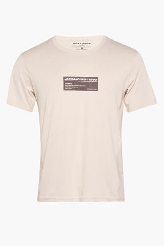 T-shirt (korte mouwen) Beige - CORE BY JACK & JONES