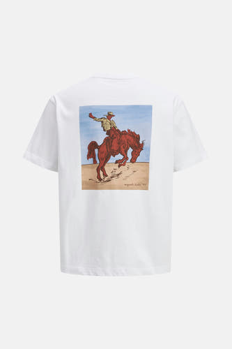 T-shirt (korte mouwen) Wit - ORIGINALS BY JACK & JONES