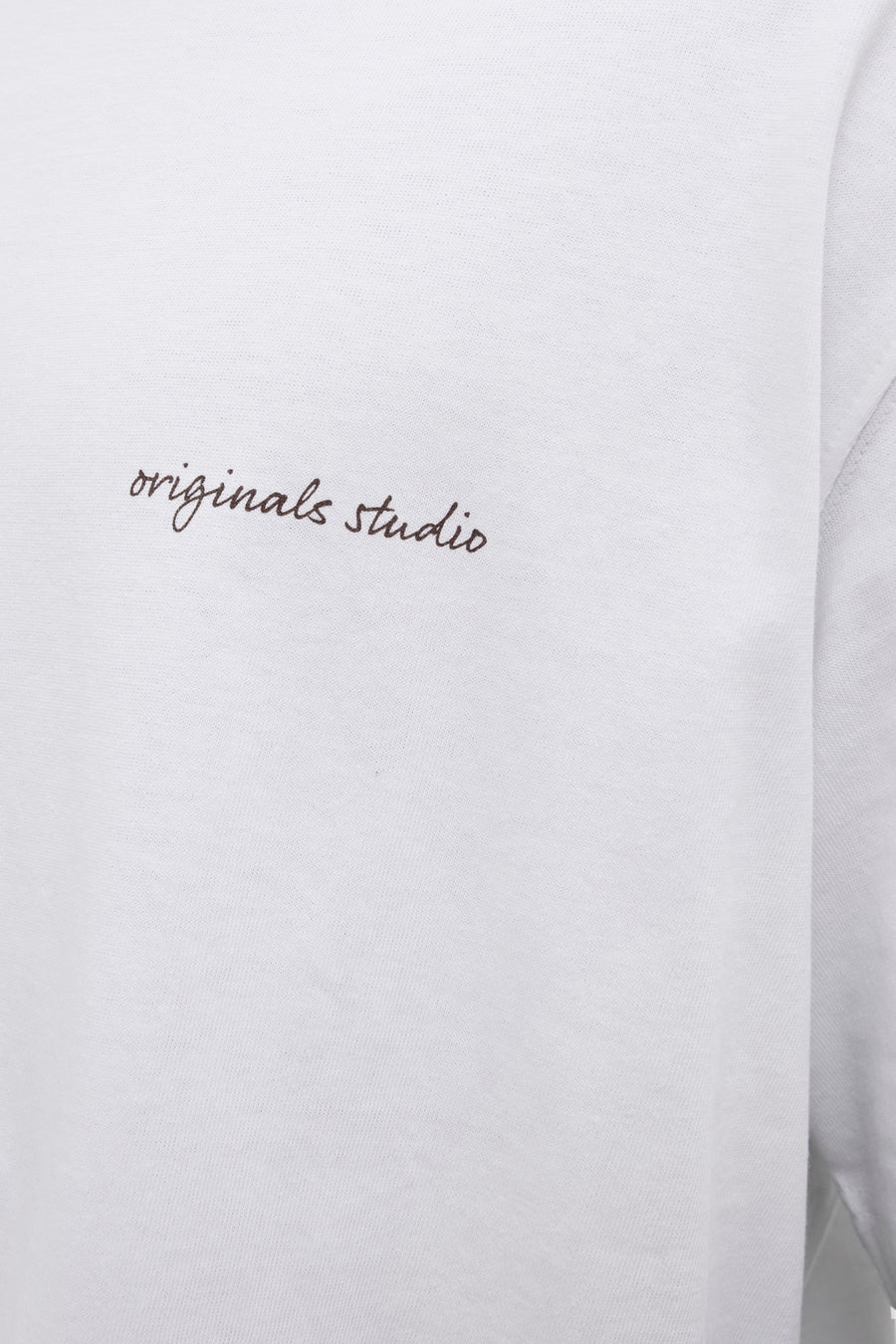 T-shirt (korte mouwen) Wit - ORIGINALS BY JACK & JONES